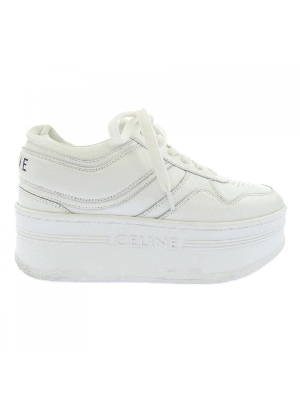 Celine Block Sneakers White
